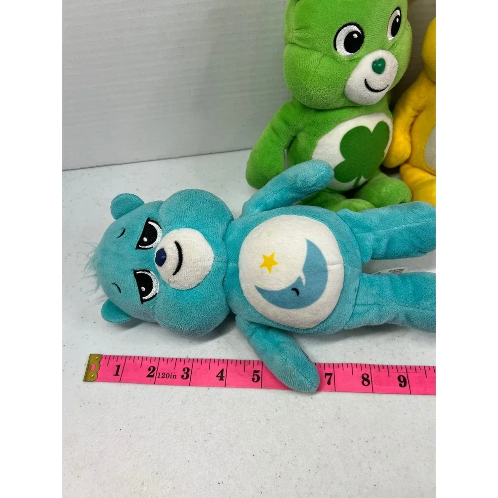 Care Bears Unlock the Magic Plush Lot Bedtime Good Luck Funshine Bear 9 Inch